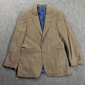 Joseph Turner Blazer Men's 38L Gingham Dales Jacket 100% Pure Wool Adults‎